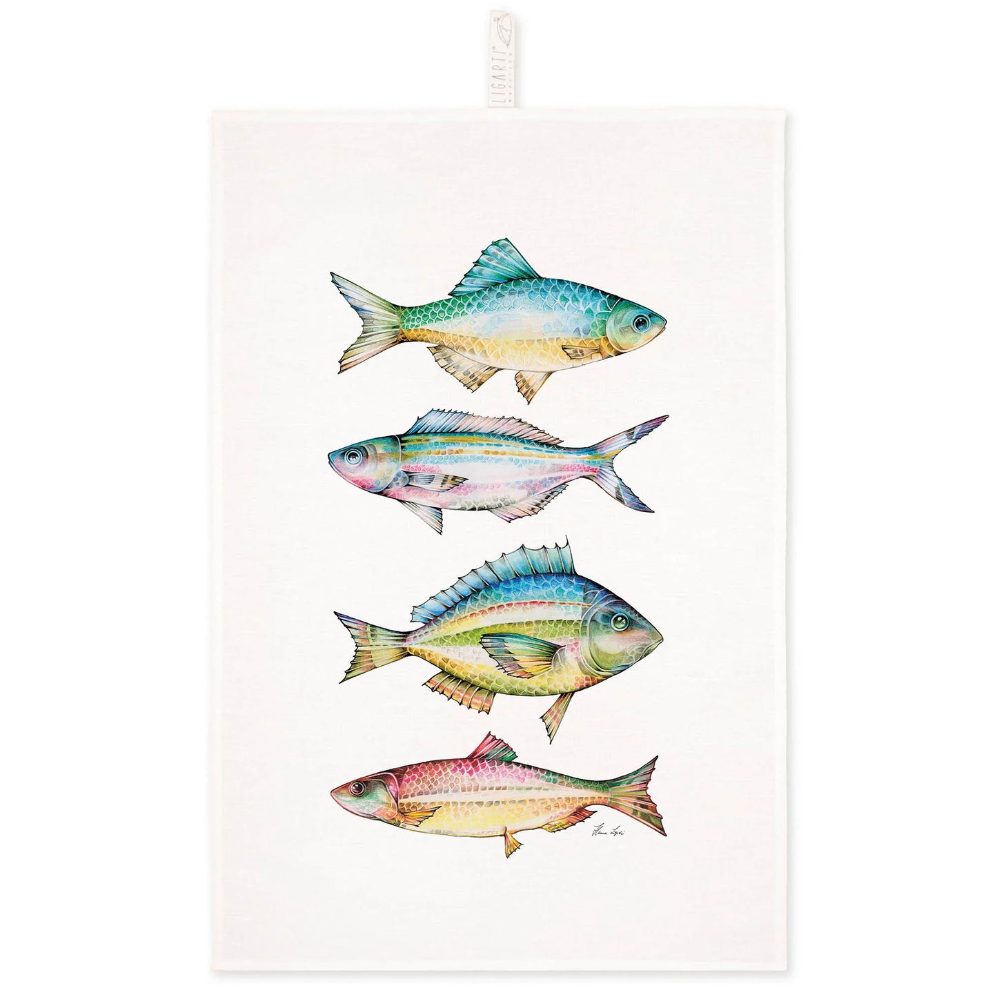 Geschirrtuch - Bunte Fische