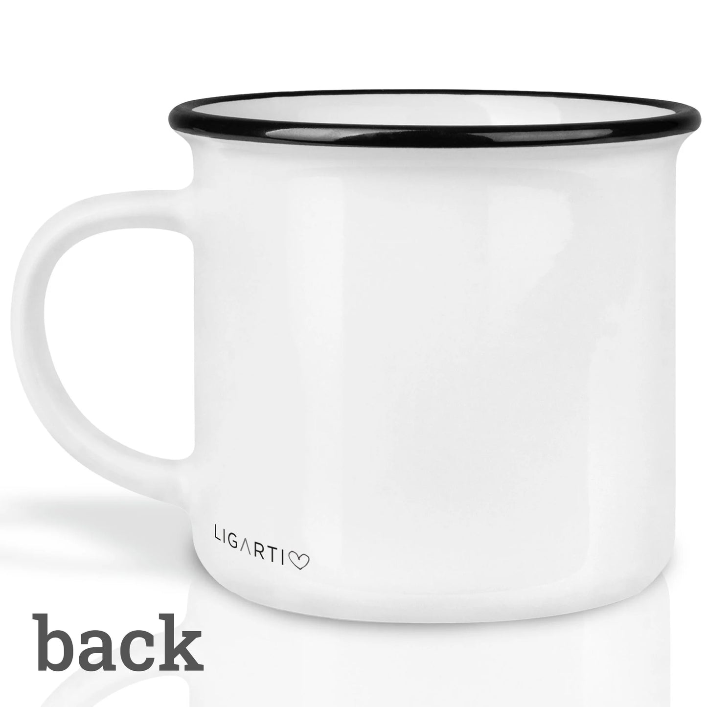 Ligarti Keramiktasse Eichhörnchen & Elster – Tier-Motive Nahaufnahme
