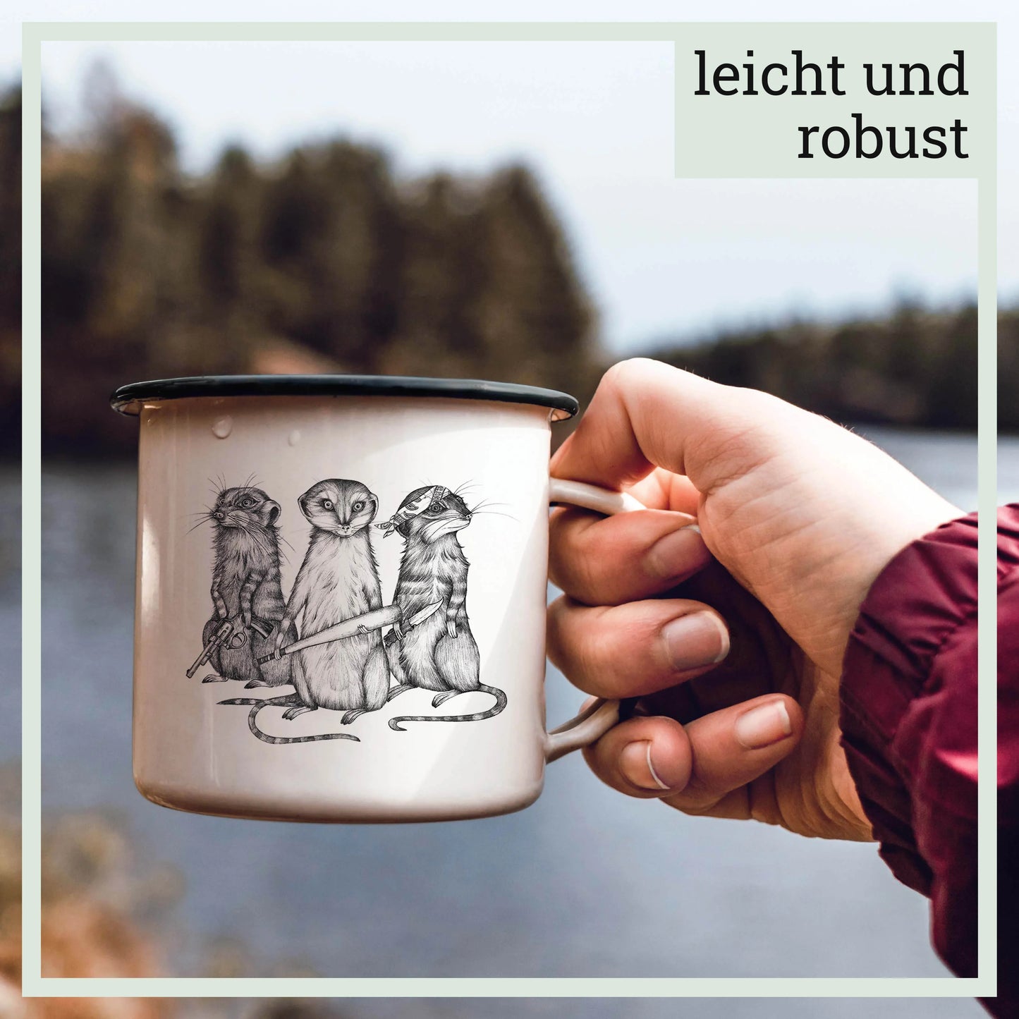 Emailletasse - Erdmann Gang