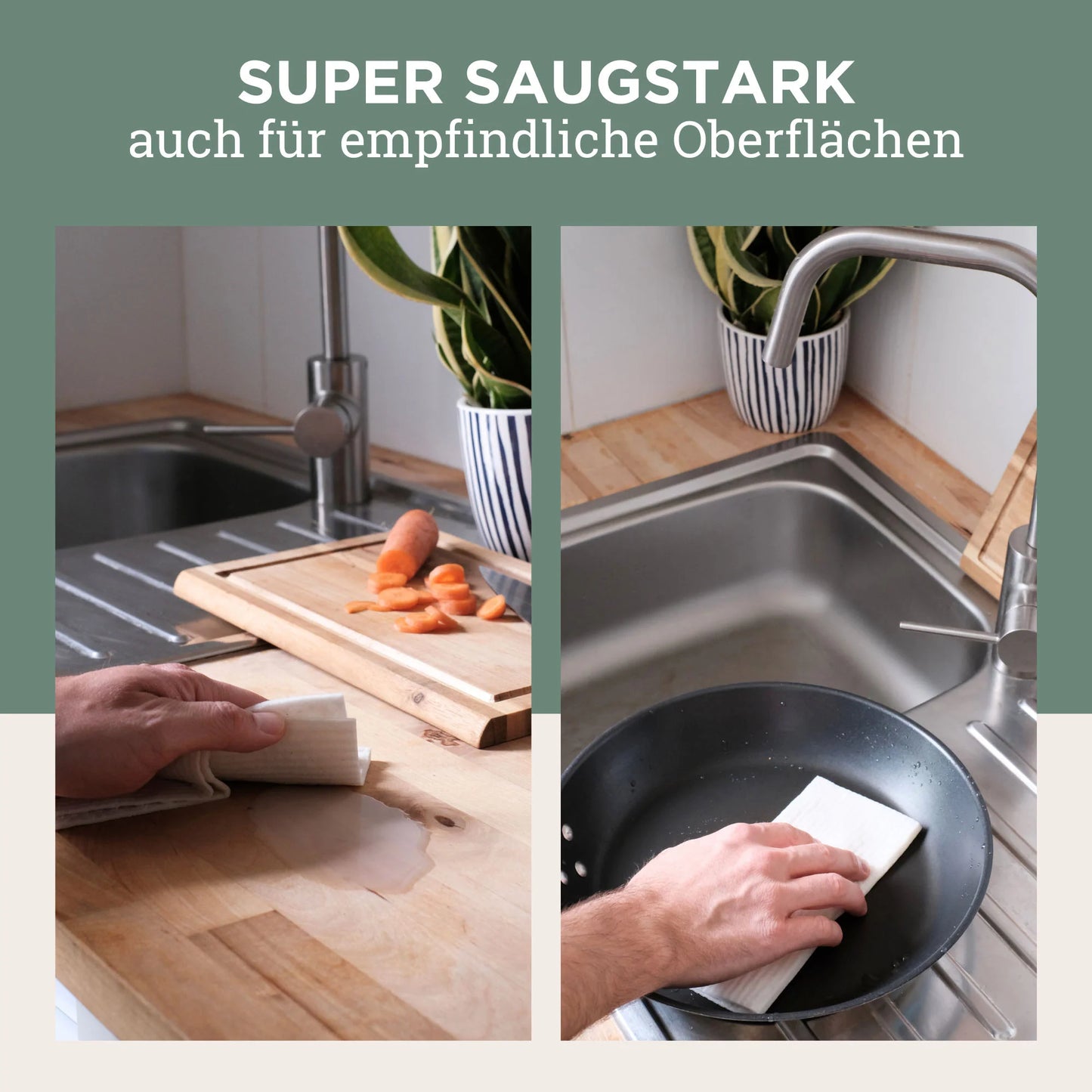 Schwammtuch 3er Set - Unterwasser