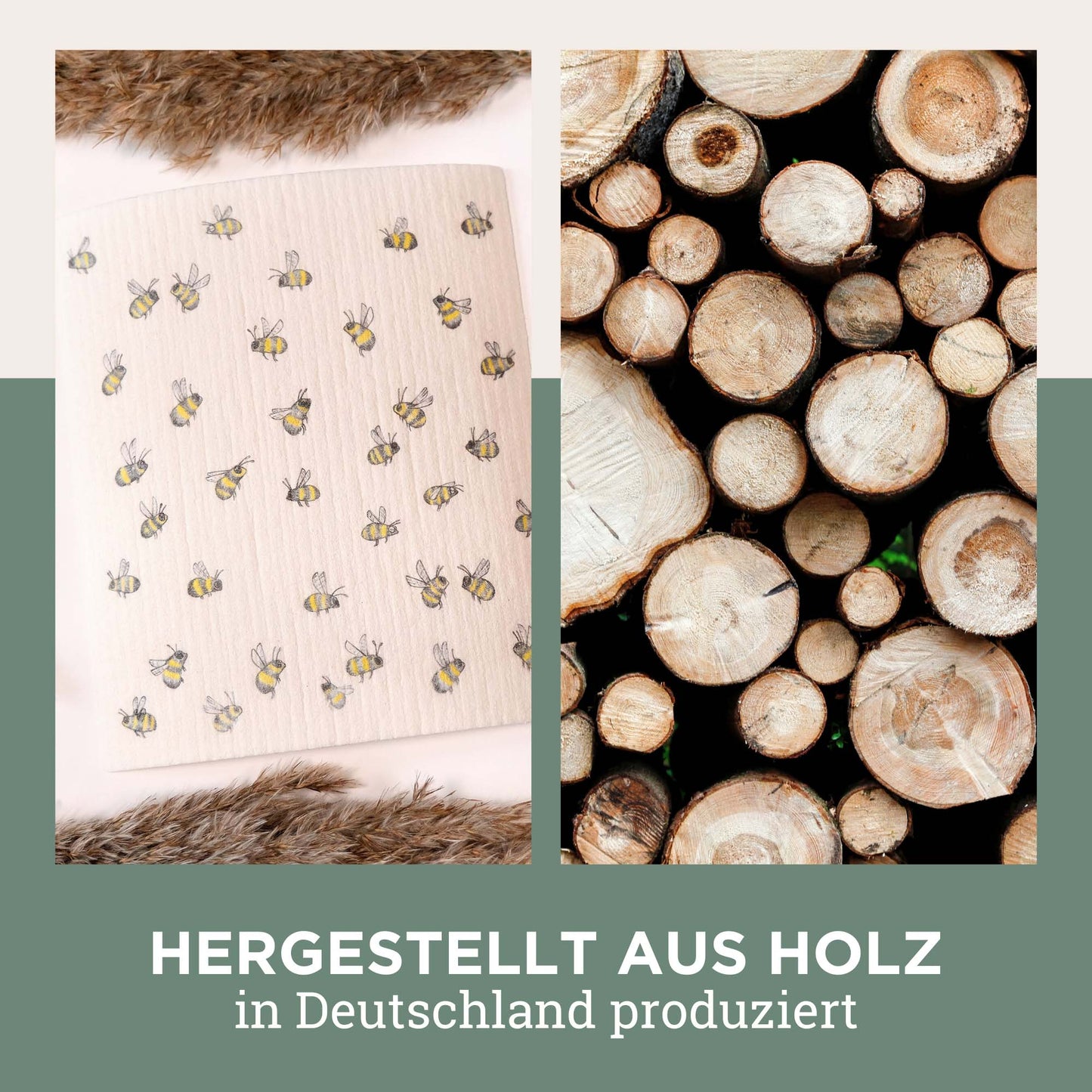 Schwammtuch 3er Set - Bauernhof