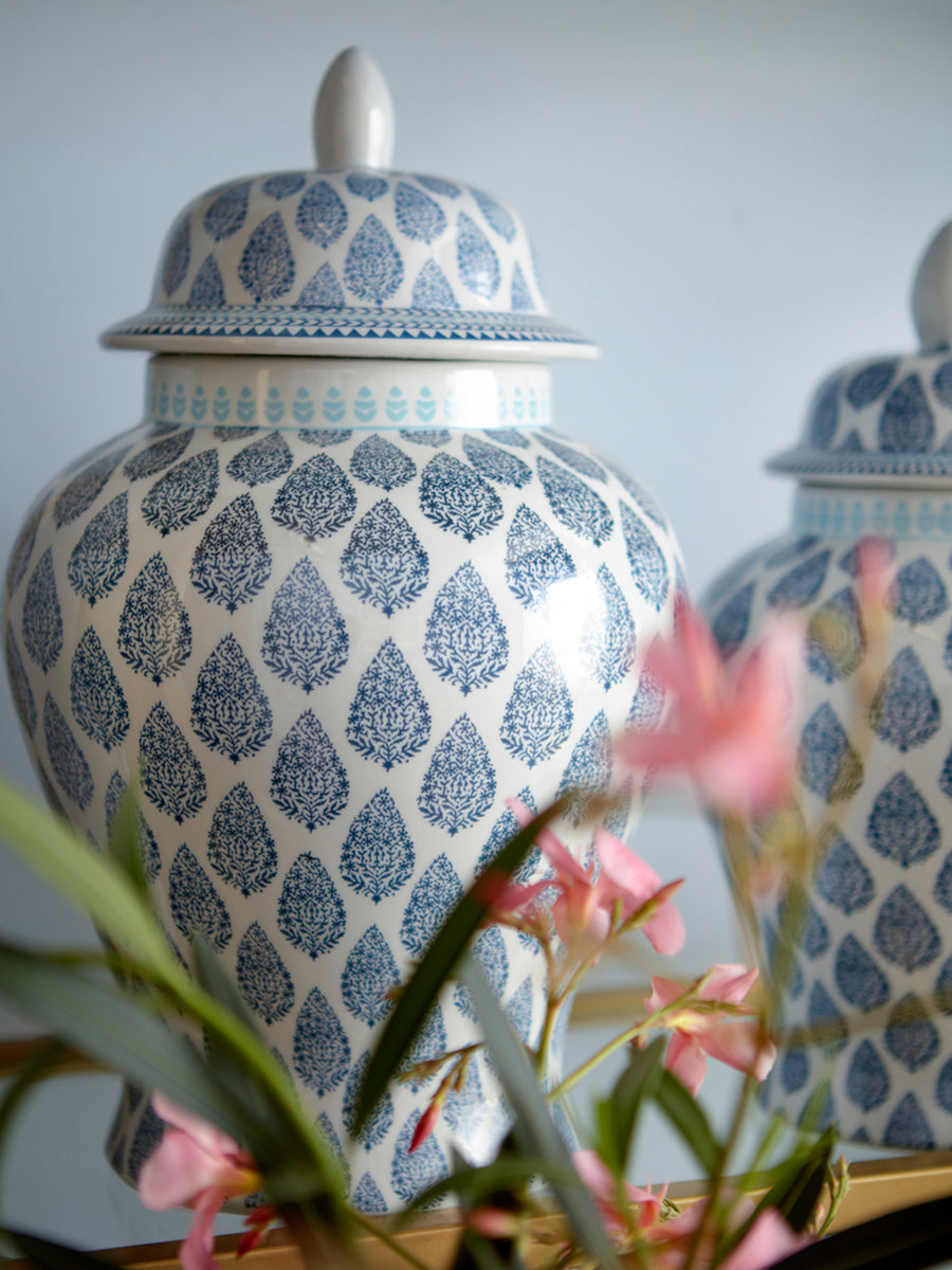 Deckelvase Ming