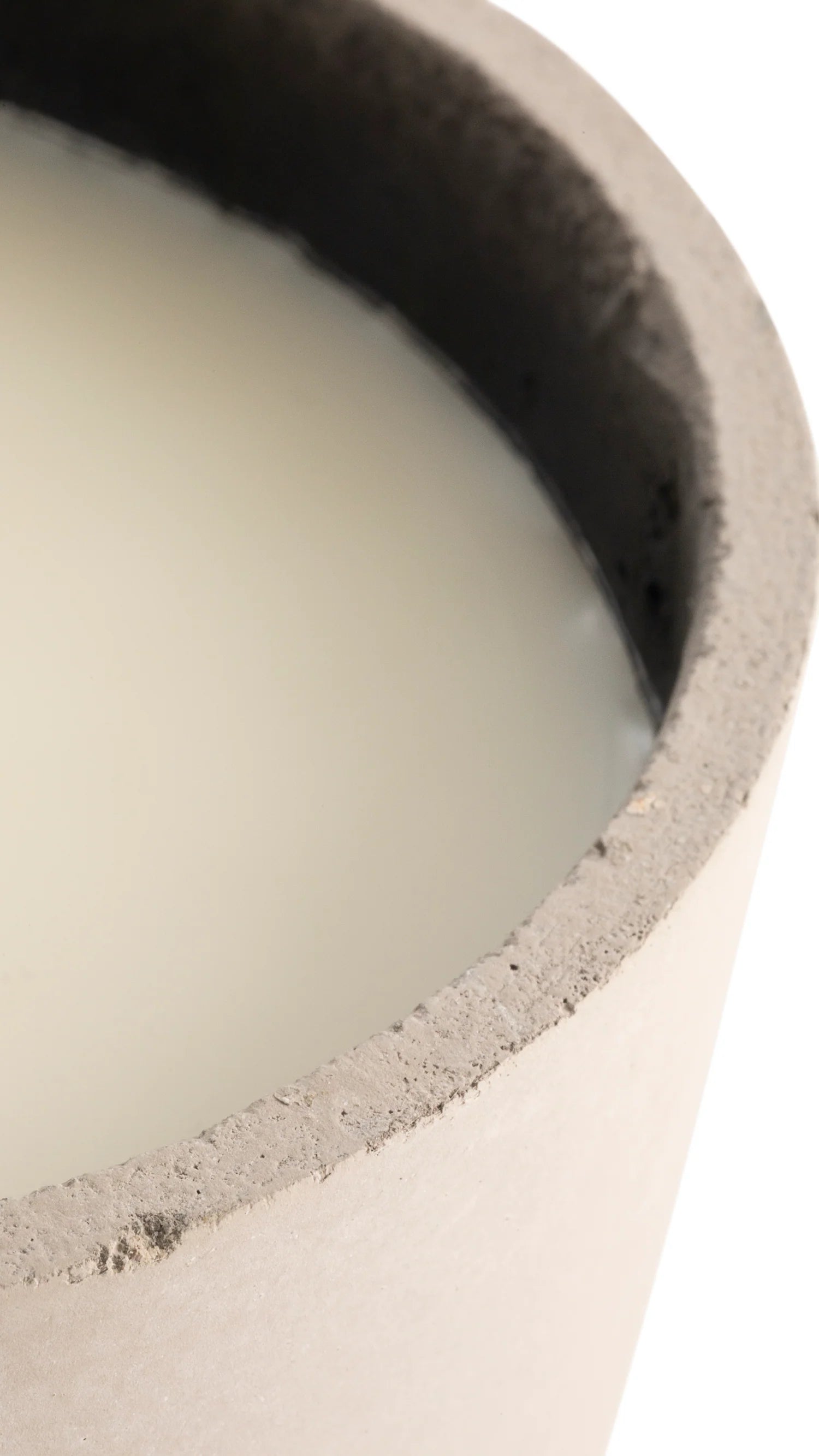 Cereria Mollà Citronella Mint Outdoor-Kerze – Stone-Design Nahaufnahme