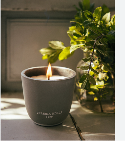 Cereria Mollà Citronella Mint Outdoor-Kerze – Seitenansicht