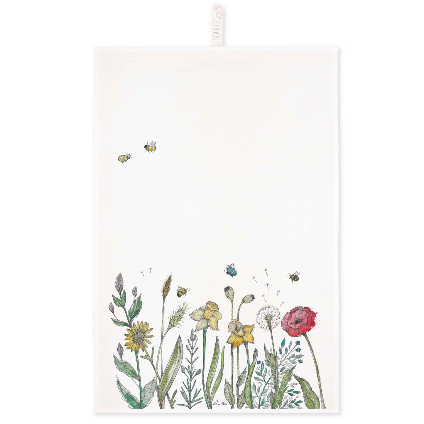 Ligarti Geschirrtuch Blumenwiese