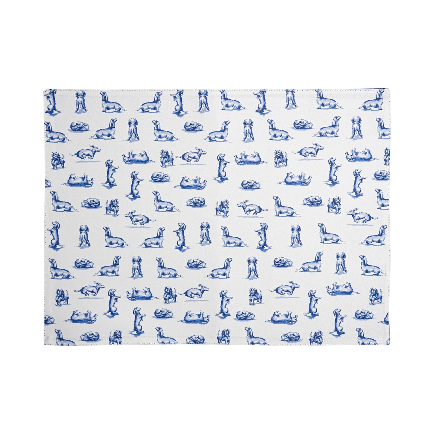 Tischset mit Dackelmotiv – charmantes Tischläufer-Set mit Dackel-Motiv
