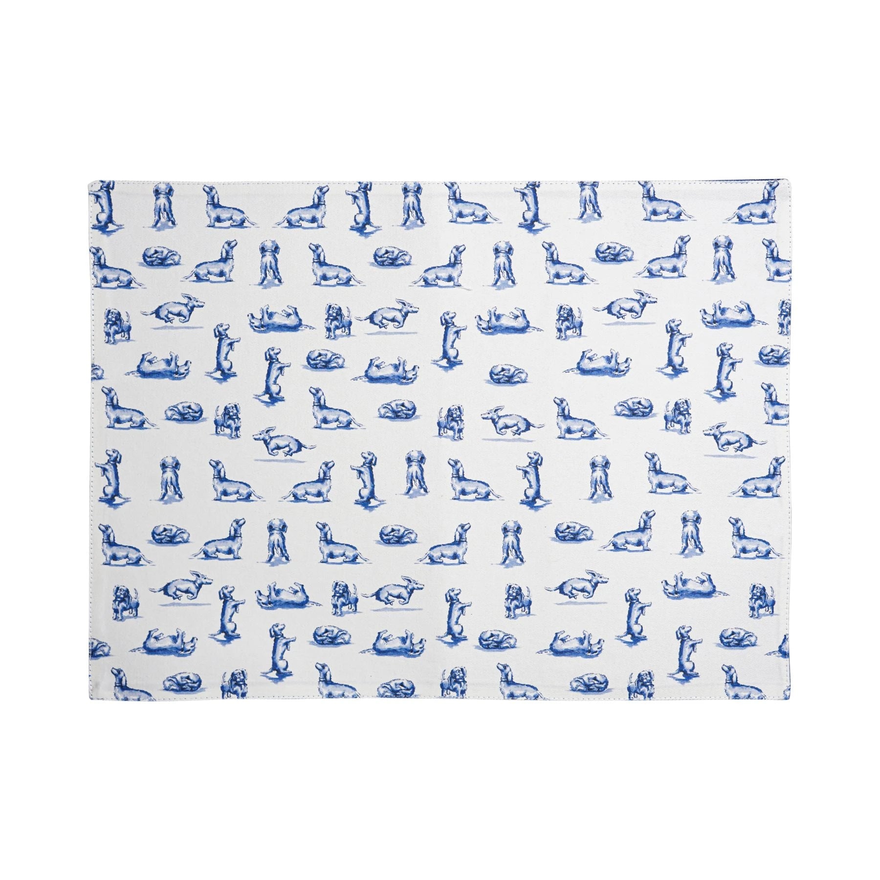 Tischset mit Dackelmotiv – charmantes Tischläufer-Set mit Dackel-Motiv
