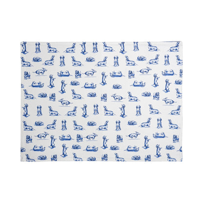 Tischset mit Dackelmotiv – charmantes Tischläufer-Set mit Dackel-Motiv
