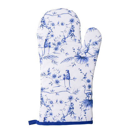 Ofenhandschuh mit Affenmotiv