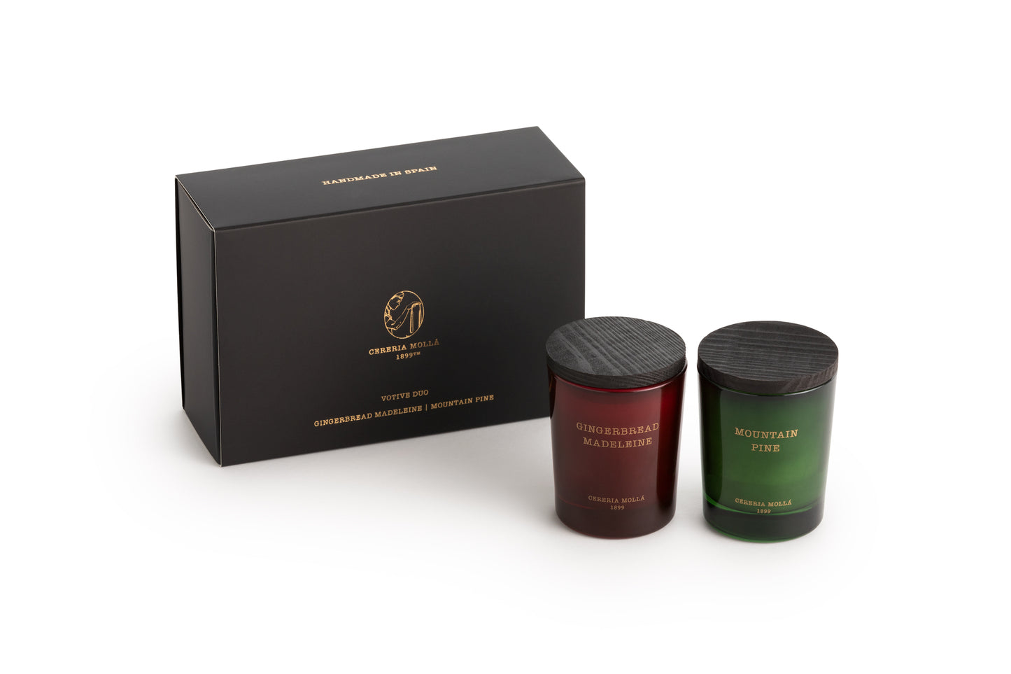 2er Set Kerzen Weihnachtsduft in Geschenkbox