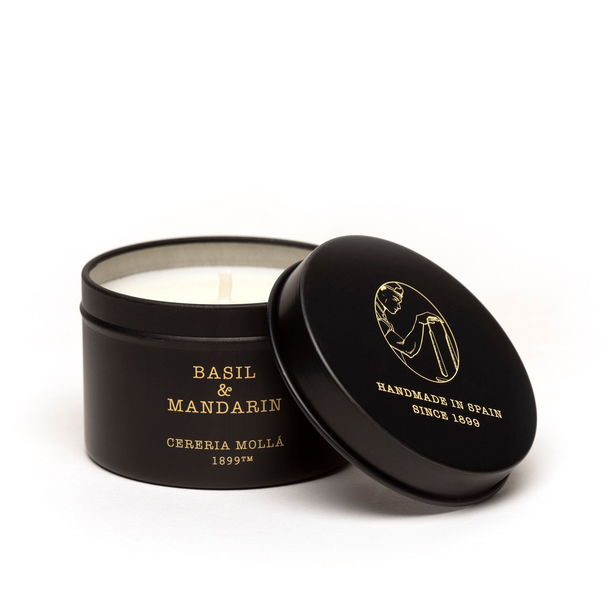 Travel Candle Cereria Mollà – Duftvariante Nahaufnahme