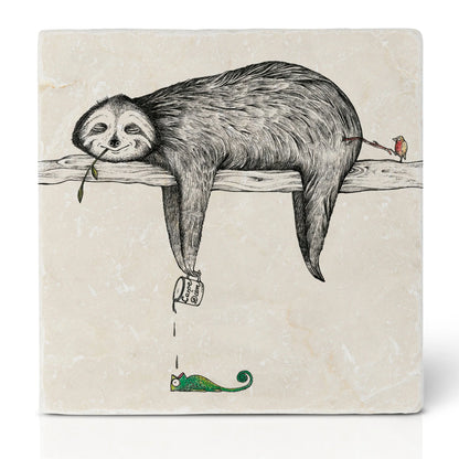 Fliesenuntersetzer 4er - Set Tierwelt