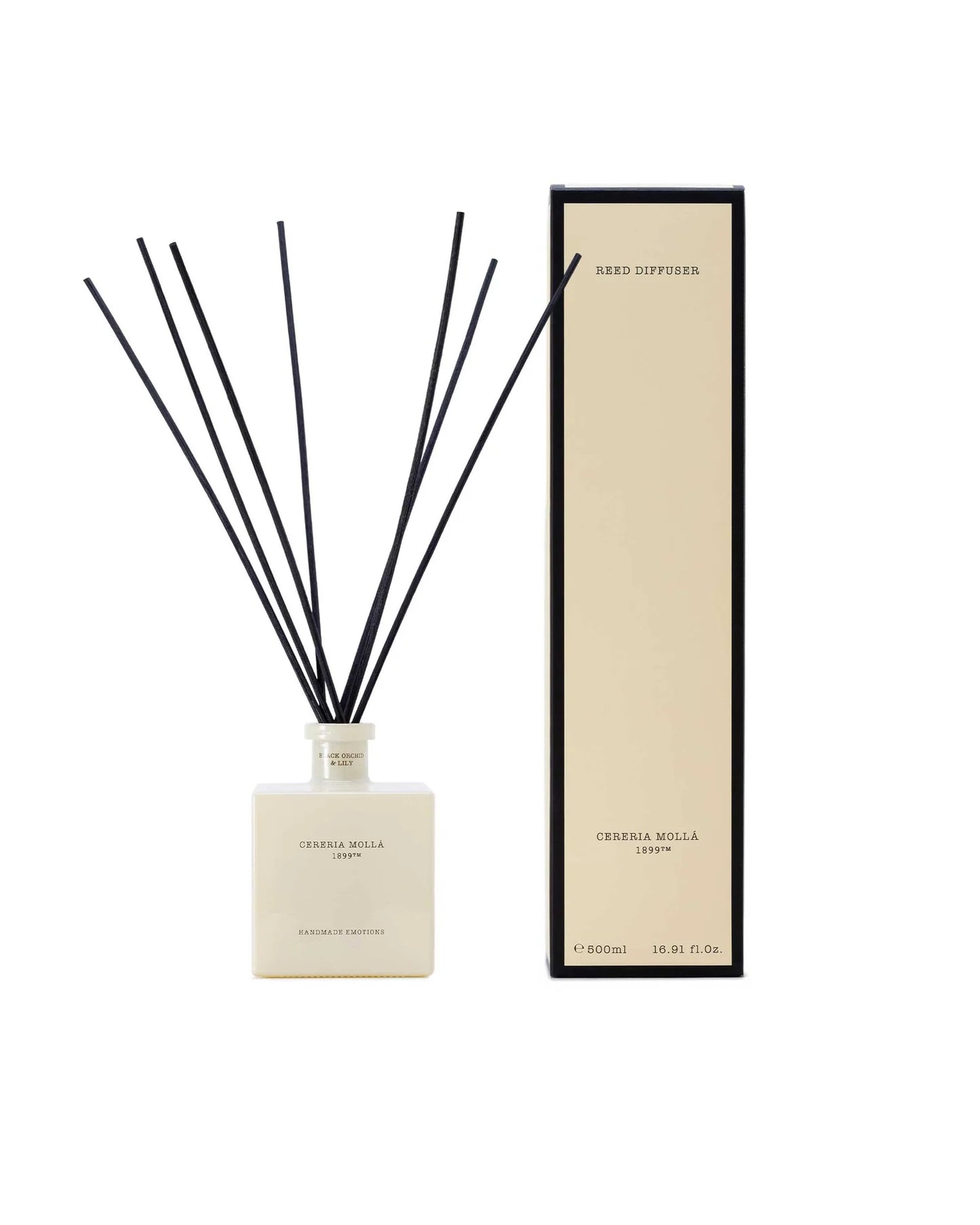 Diffuser Black Orchid & Lily Cereria Mollà – Flasche von vorne