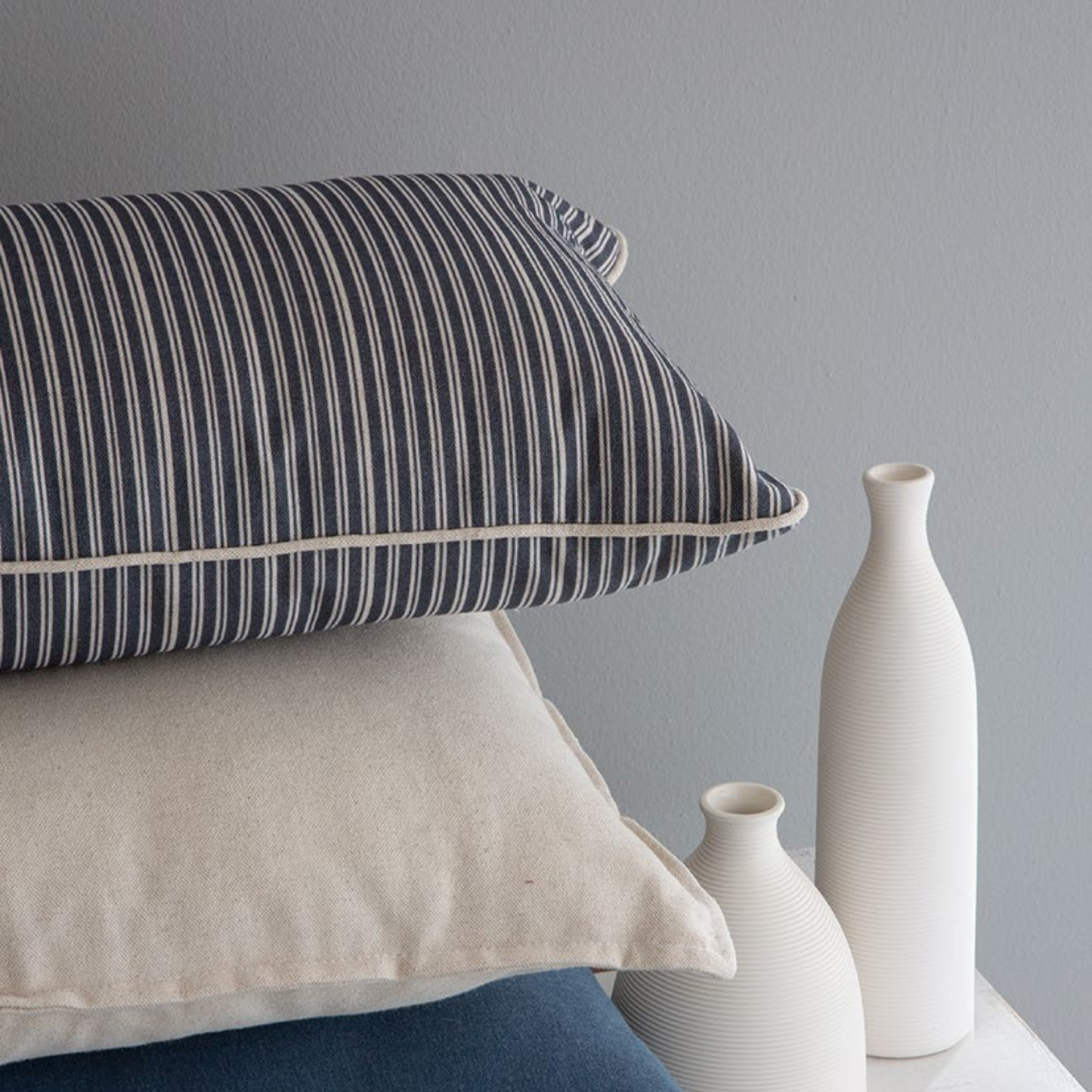 Kissen Raya Blau