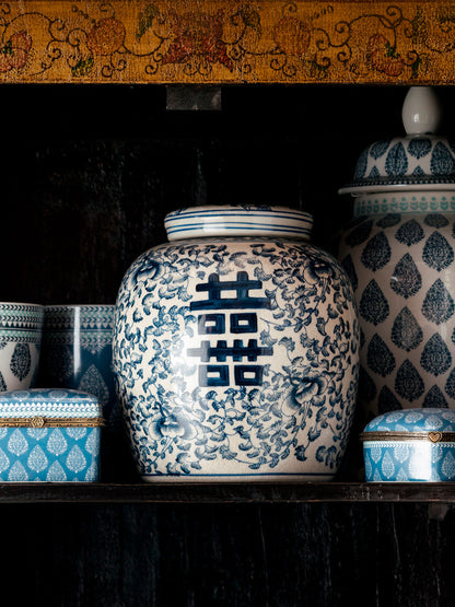 Deckelvase Ming
