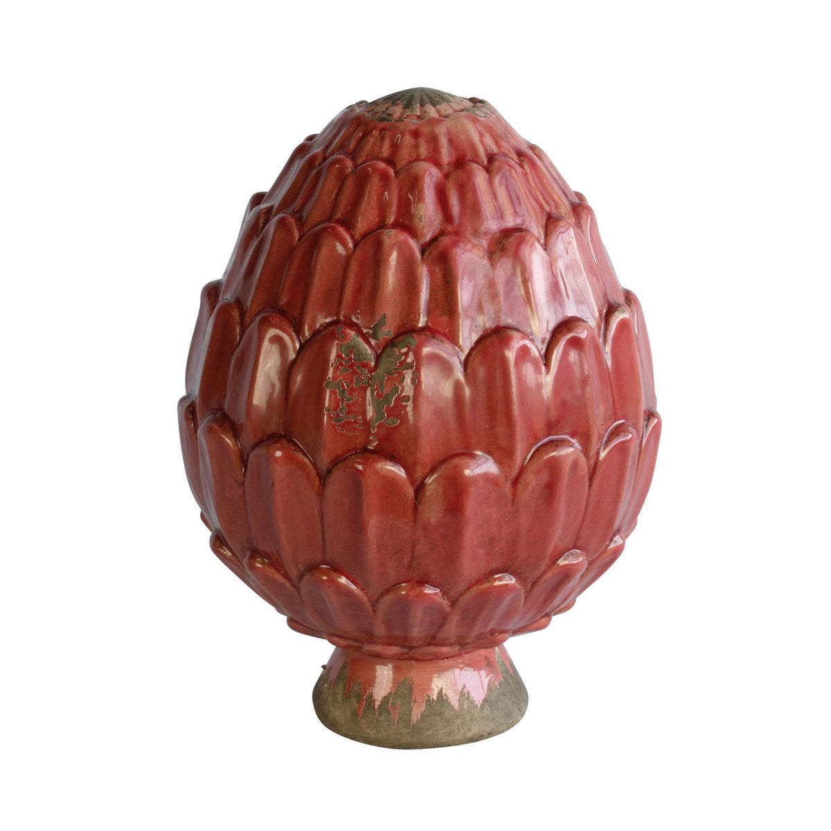 Gartenkugel Artischocke Rot
