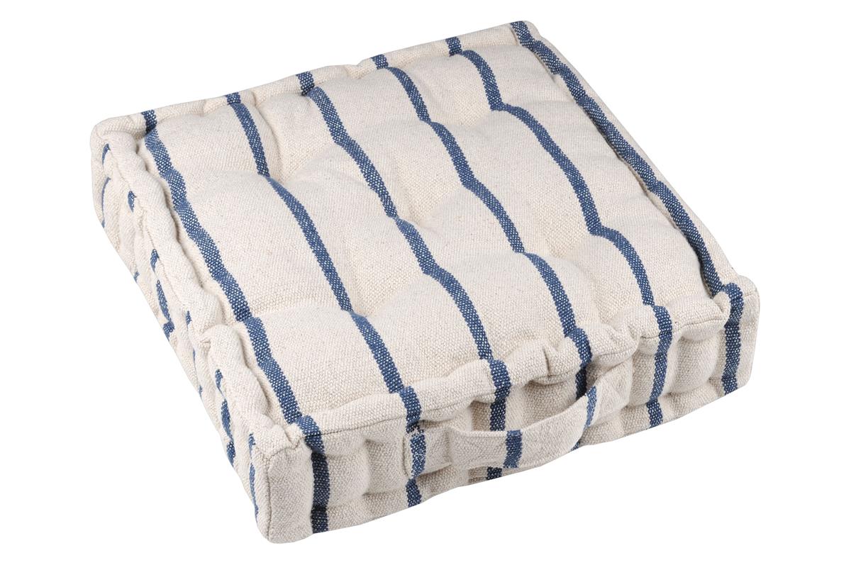 Bodensitzkissen Streifen – Rückseite Kissenbezug