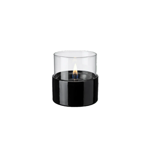 Tenderflame Aster 10 schwarz – schwarze Bio-Ethanol-Tischfackel Asterform